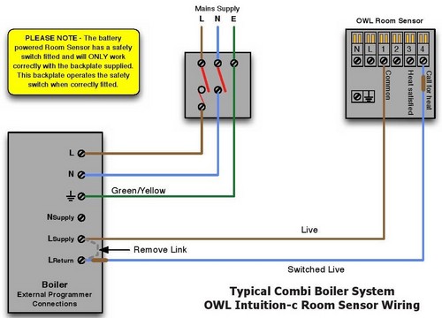 Owl Smart Heating Control Combi Boiler Wiring